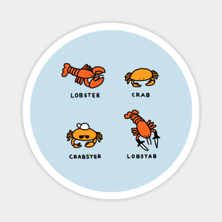 Lobster + Crab Magnet